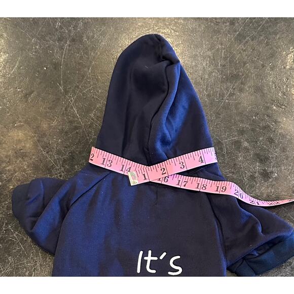 Dog Hoodie It’s All About Me Sweatshirt Size Large For Small Dog or Cat Sweater - Picture 8 of 8